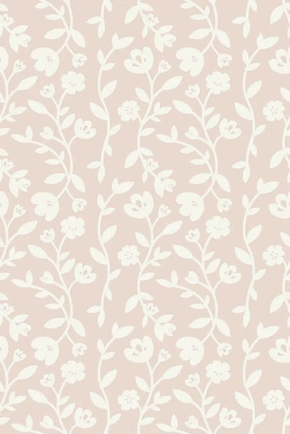 Wildflower Wallpaper – Removable Peel and Stick Floral Wall Mural | Boho Botanical Accent for Renters | Peel & Luxe